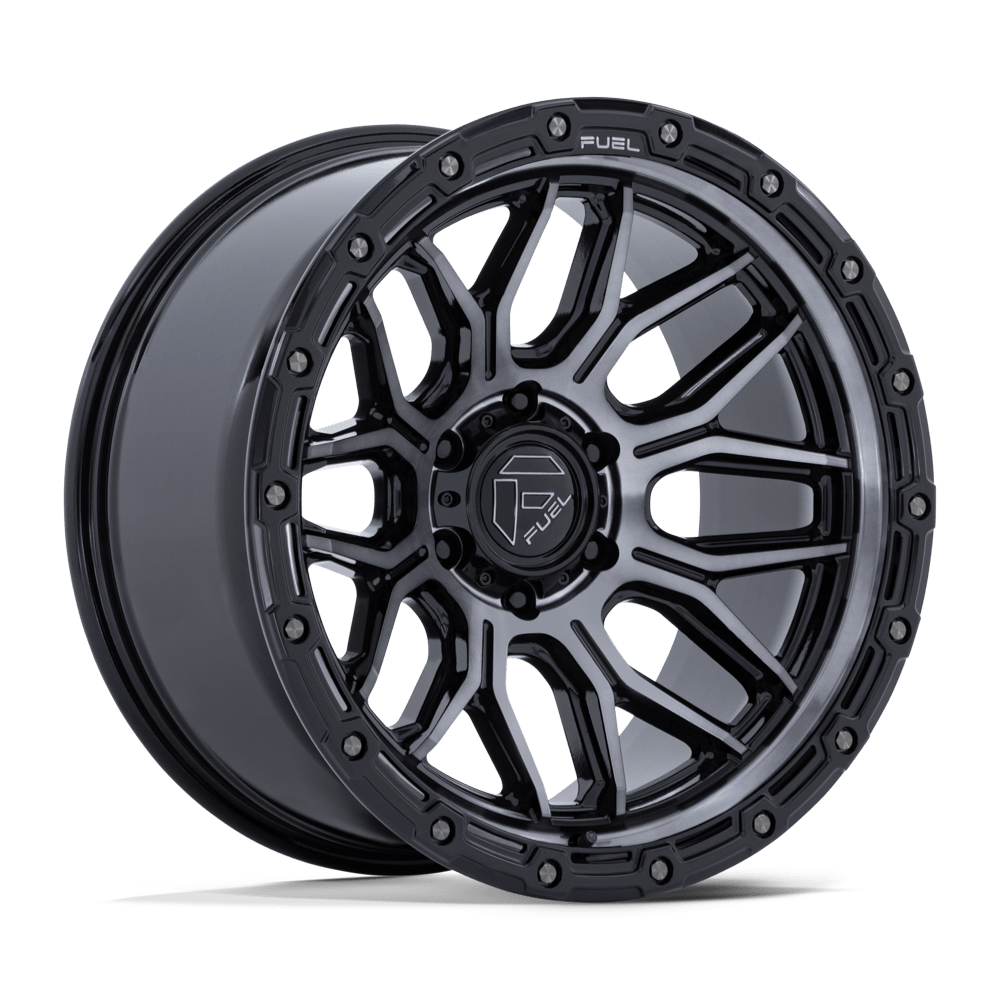 Fuel SURGE GLOSS BLACK MACHINED W/ GTCC wheel