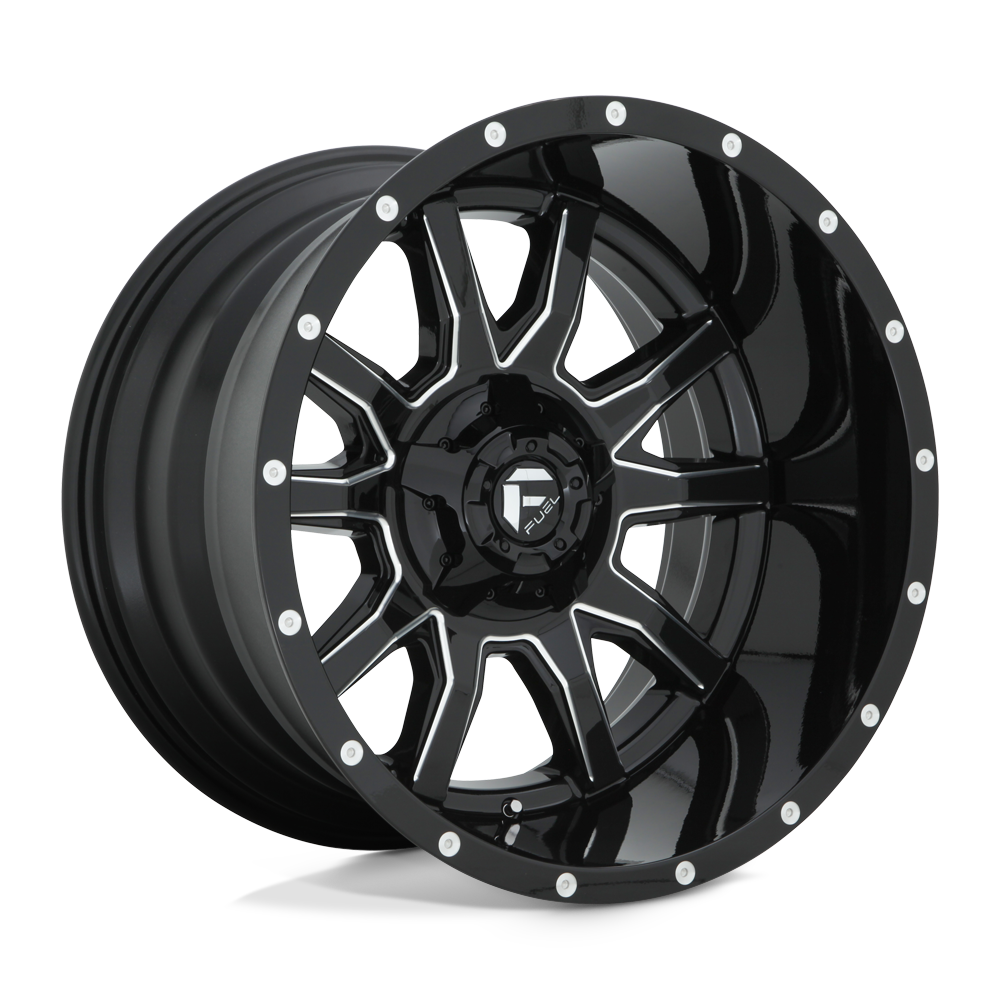 Fuel VANDAL GLOSS BLACK MILLED wheel