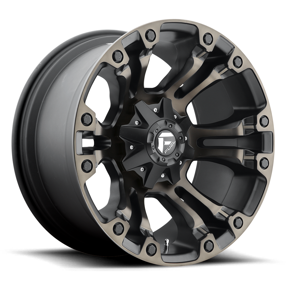 Fuel VAPOR MATTE BLACK DOUBLE DARK TINT wheel