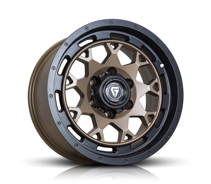 Grudge Offroad G08 Matt Bronze with Satin Black Ring Wheels