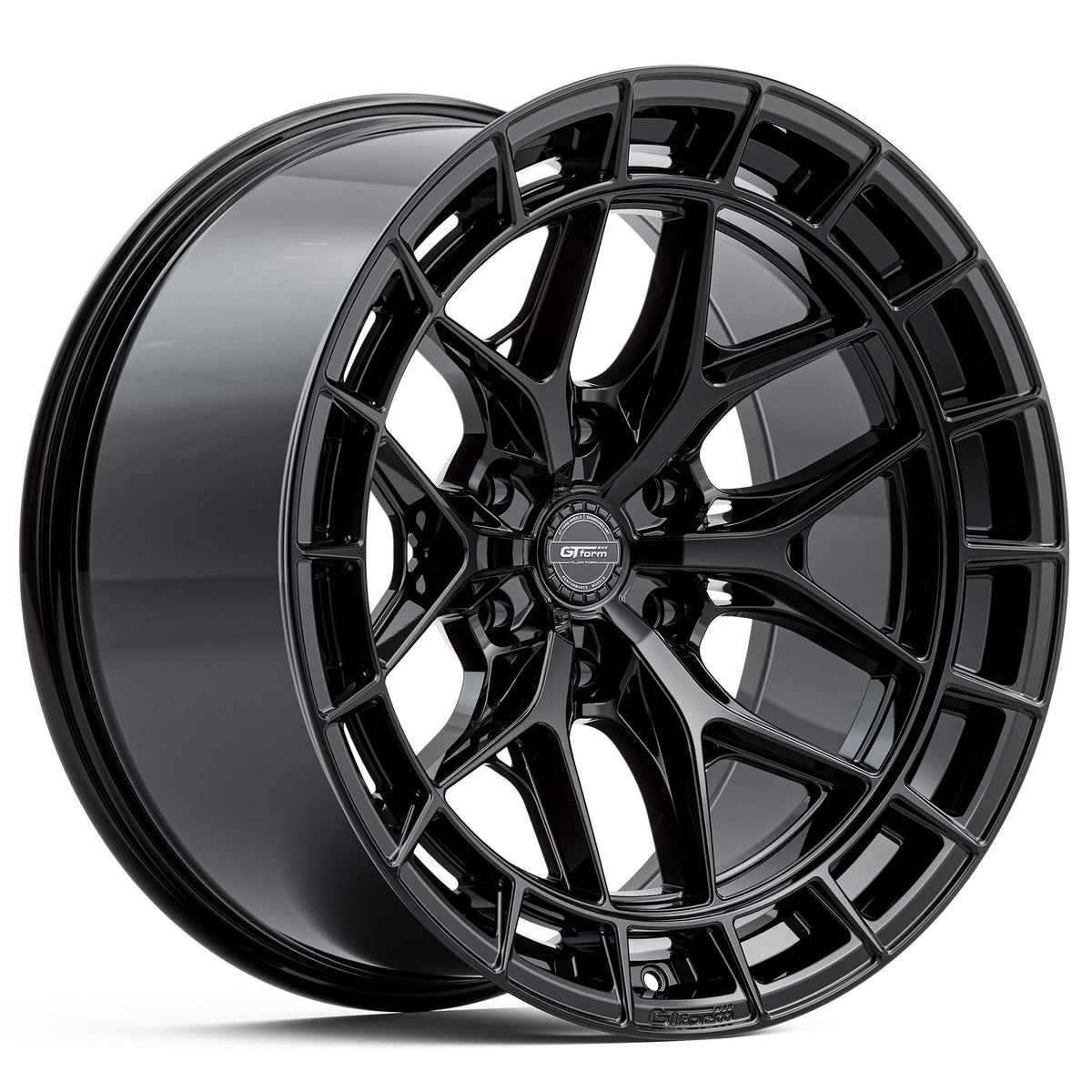 GT Form GFS10 Gloss Black Wheels