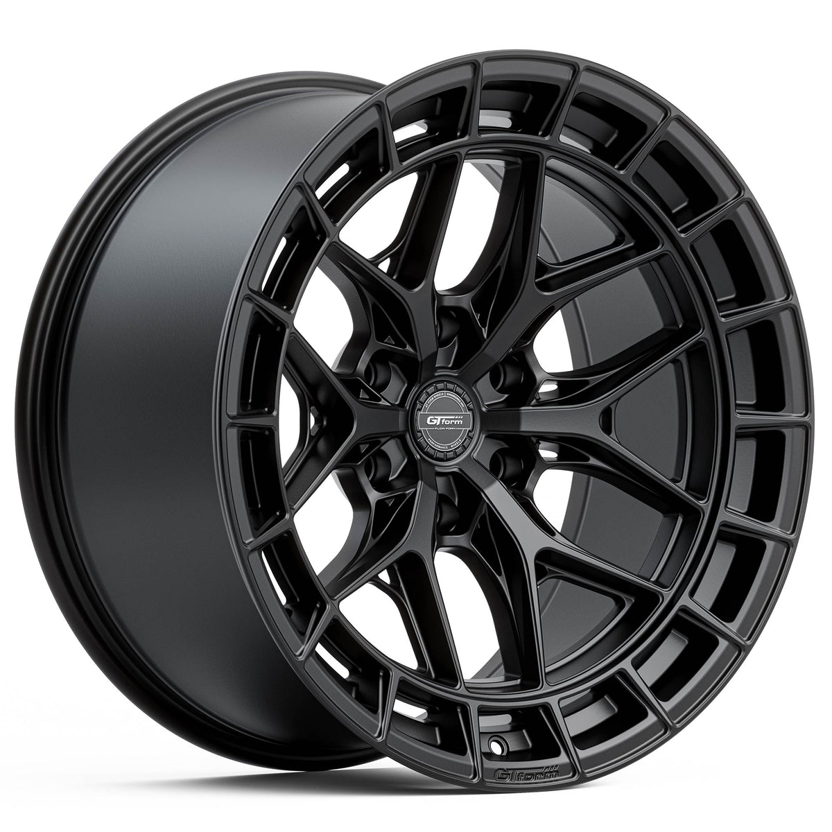 GT Form GFS10 Satin Black Wheels