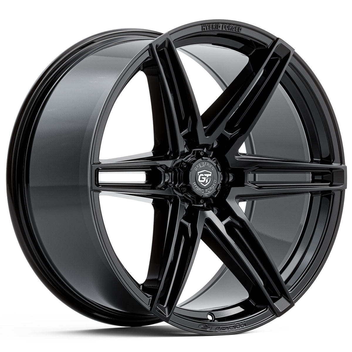 GT Form GFS2 Gloss Black Wheels