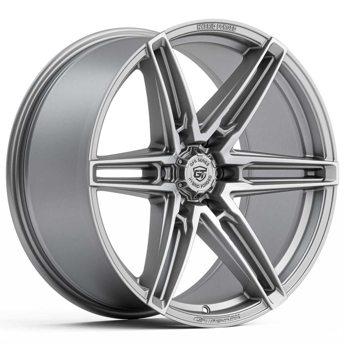 GT Form GFS2 Silver Machined Face Wheels