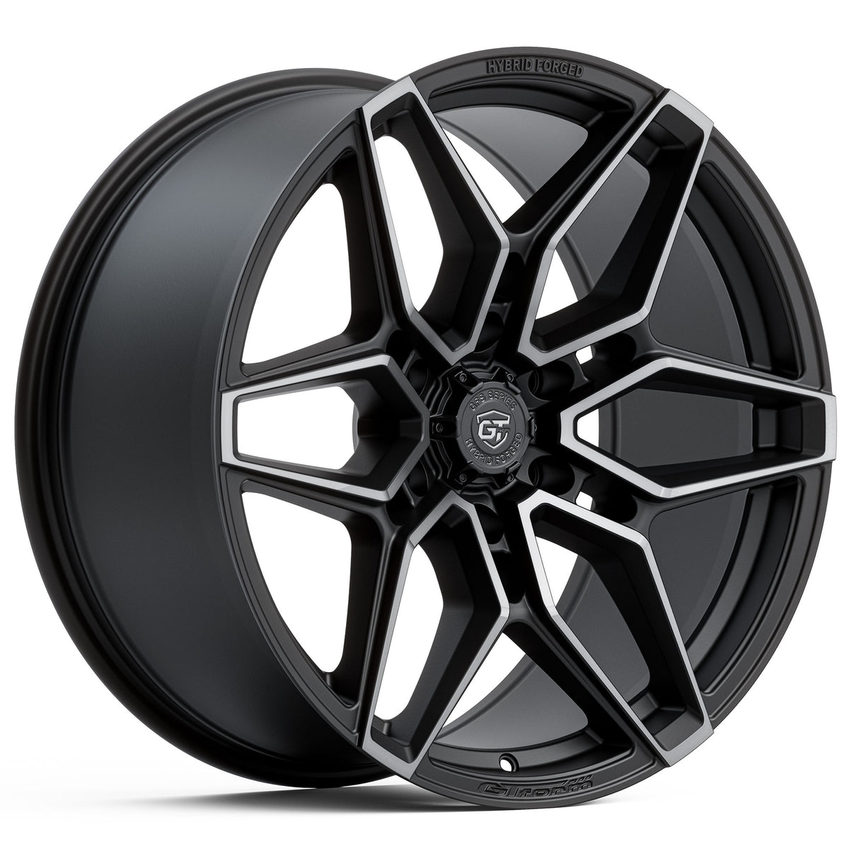 GT Form GFS3 Matte Black With Grey Tint Wheels