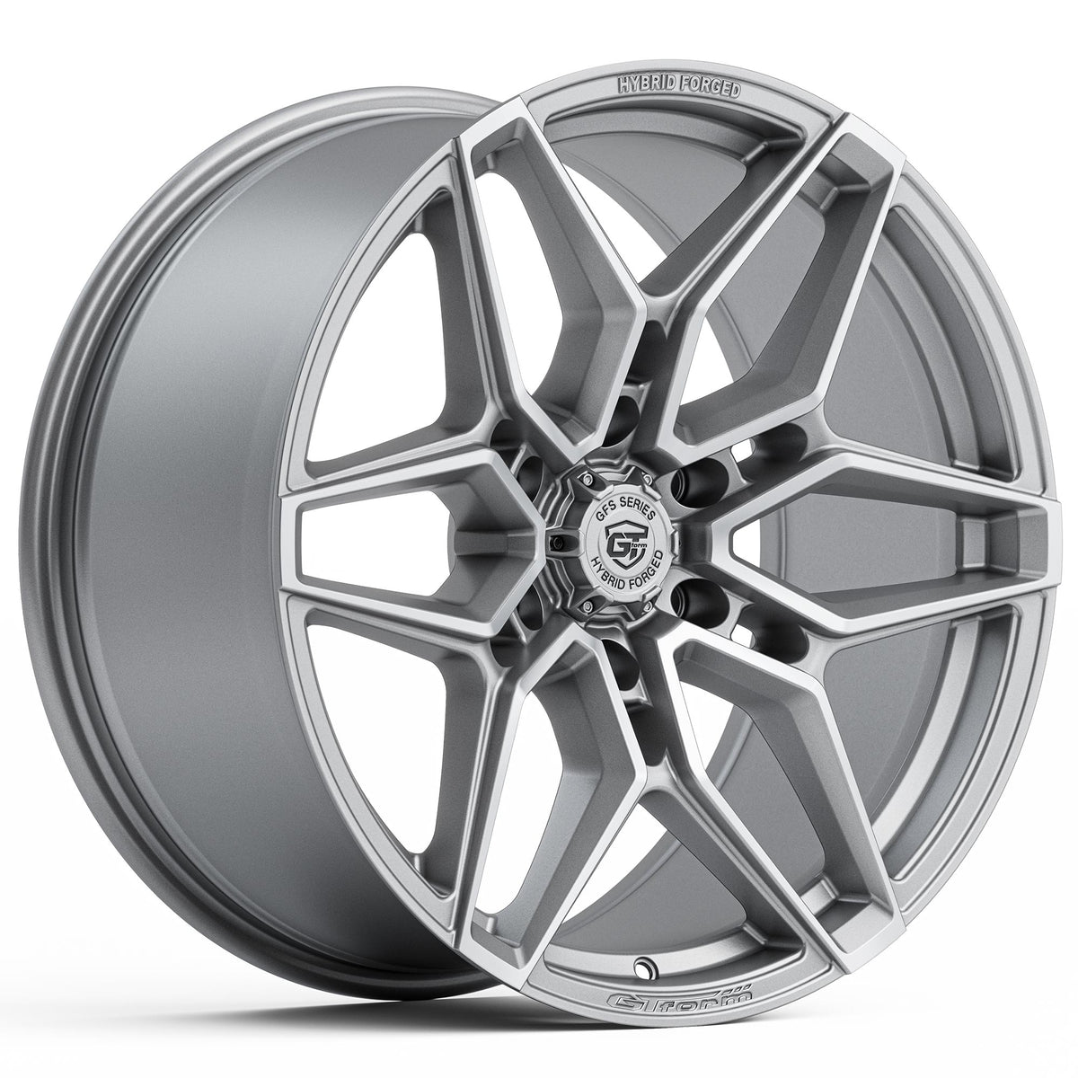 GT Form GFS3 Silver Machined Face Wheels