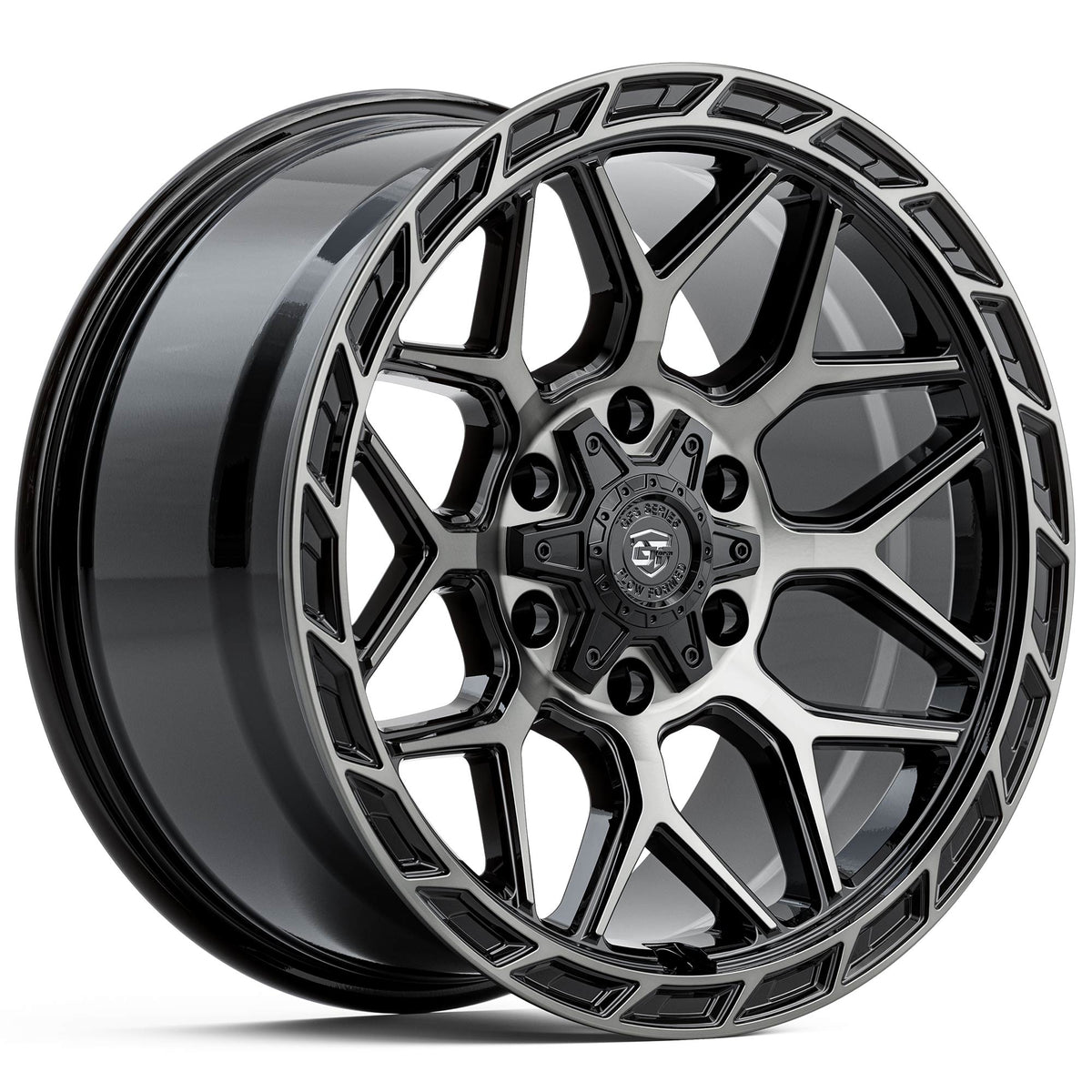GT Form GFS4 Gloss Black Tinted Wheels