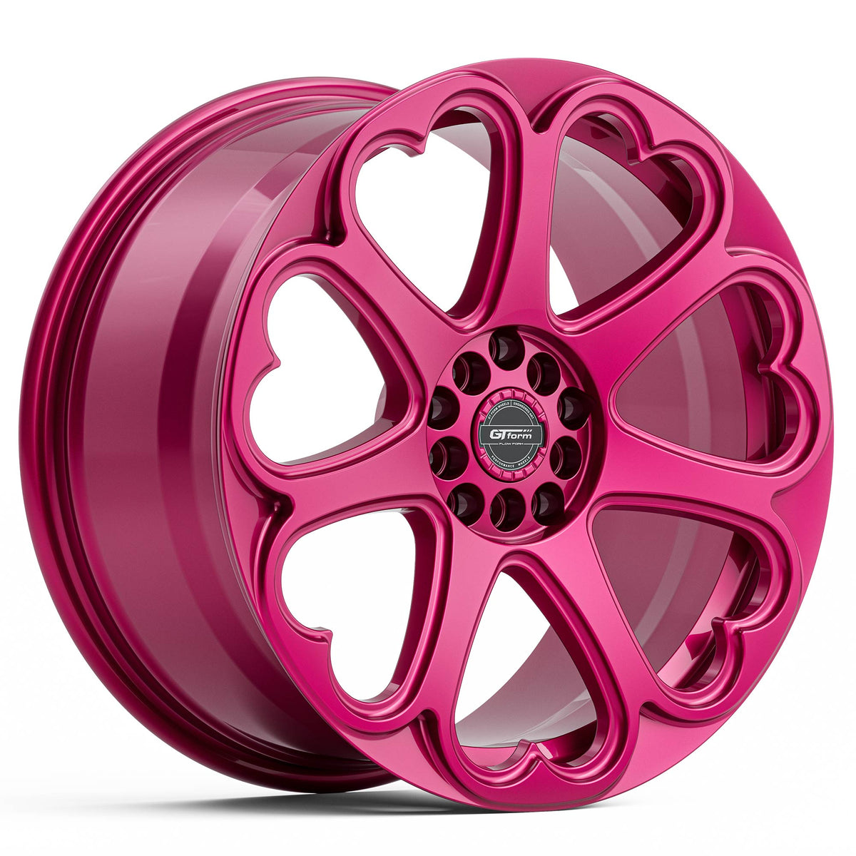 GT Form Hearts Hot Pink Wheels