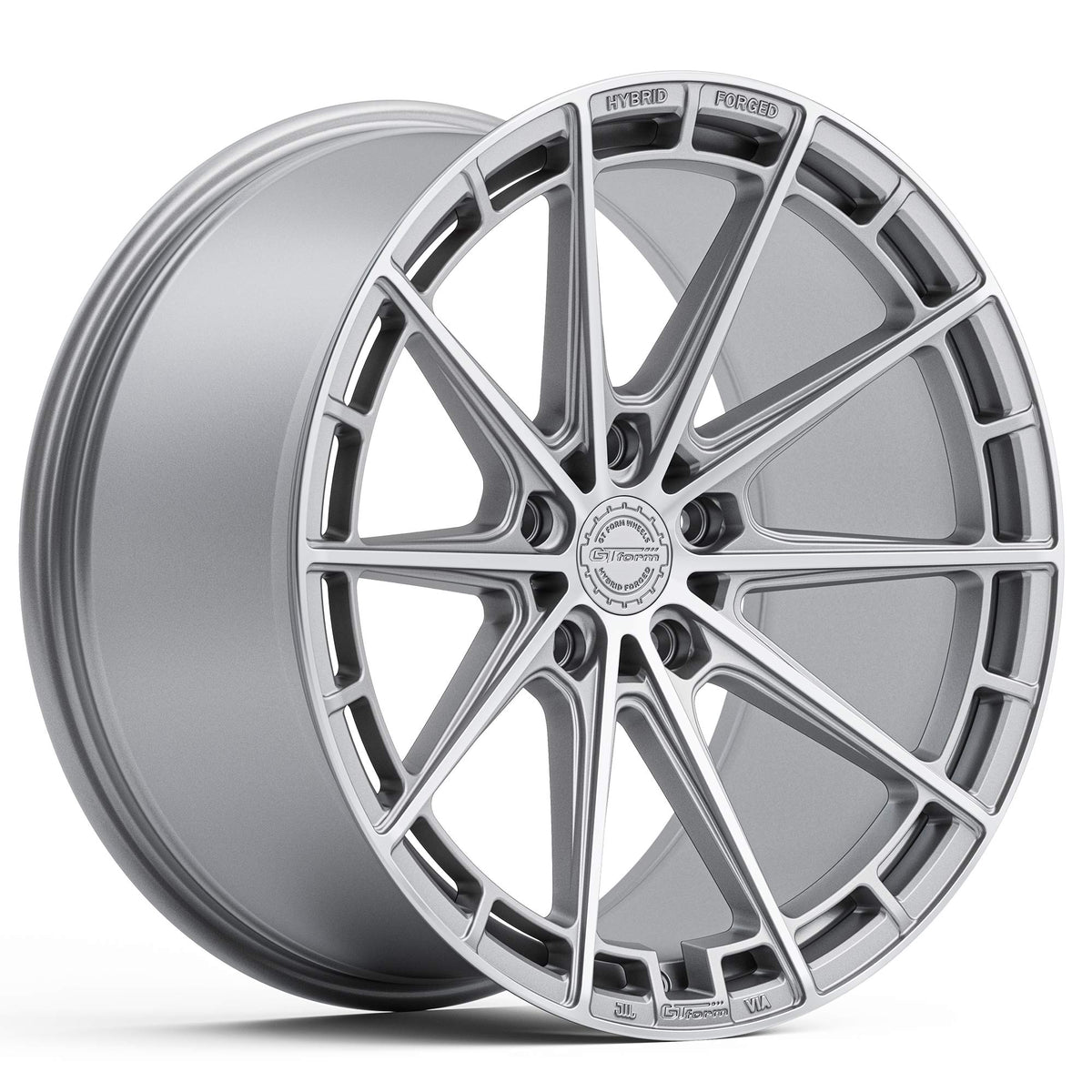 GT Form HF1.1 Silver Machined Wheels