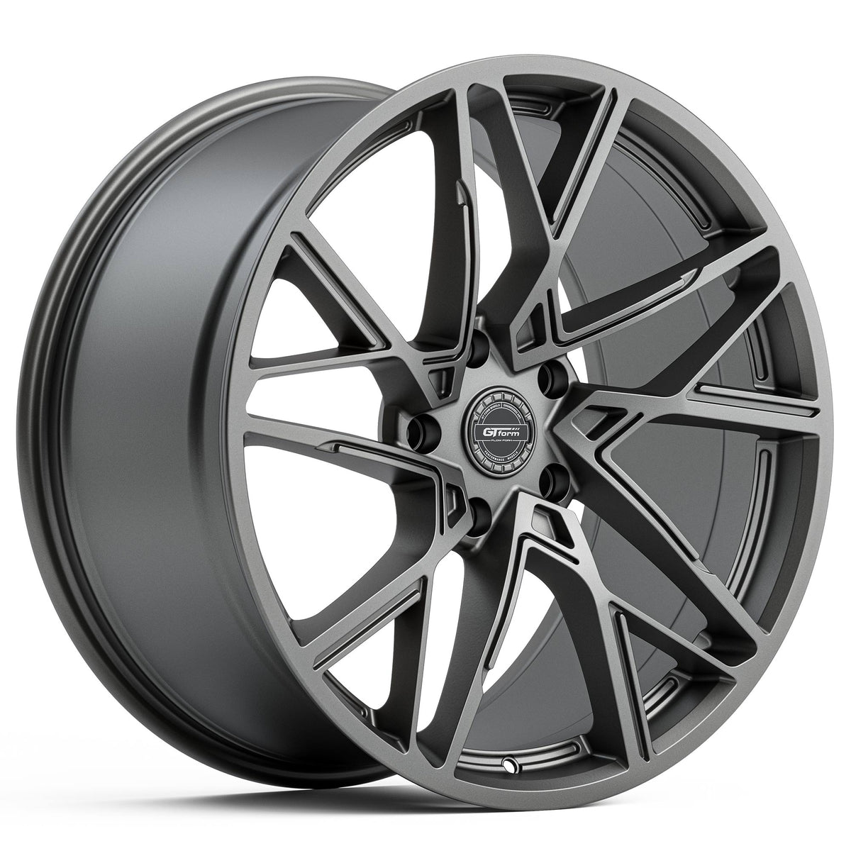 GT Form Interflow Satin Gunmetal Grey Wheels