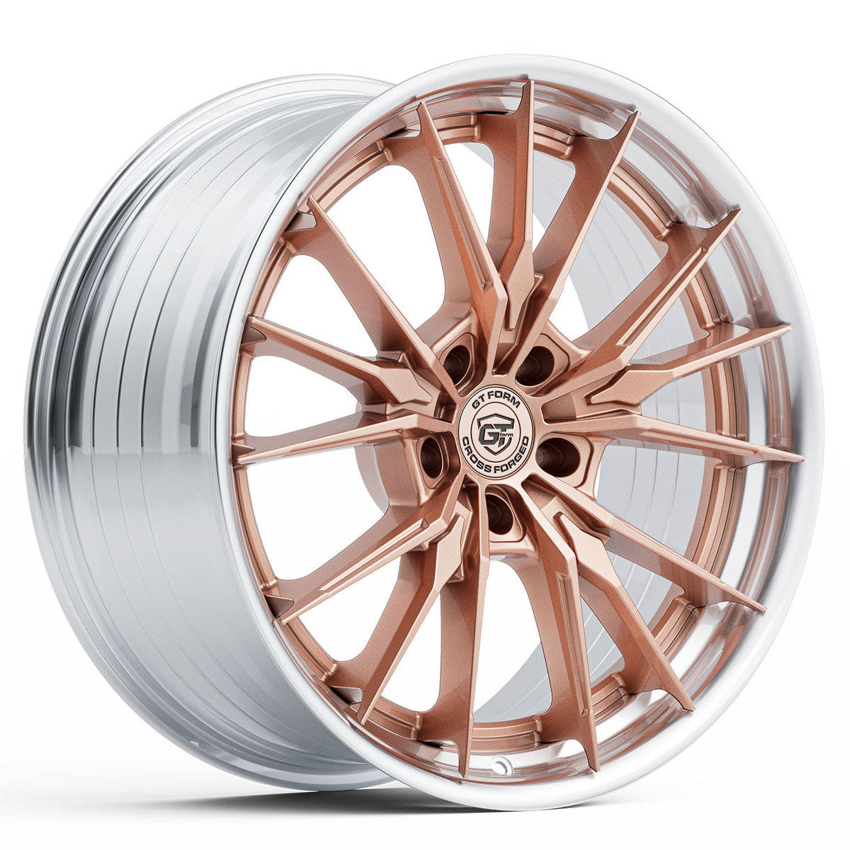 GT Form Sereno Rose Gold With Machined Lip Wheels