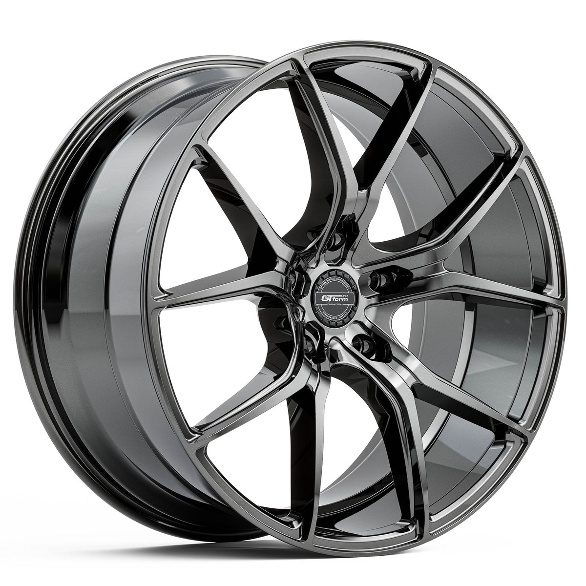 GT Form Venom Black Chrome Wheels