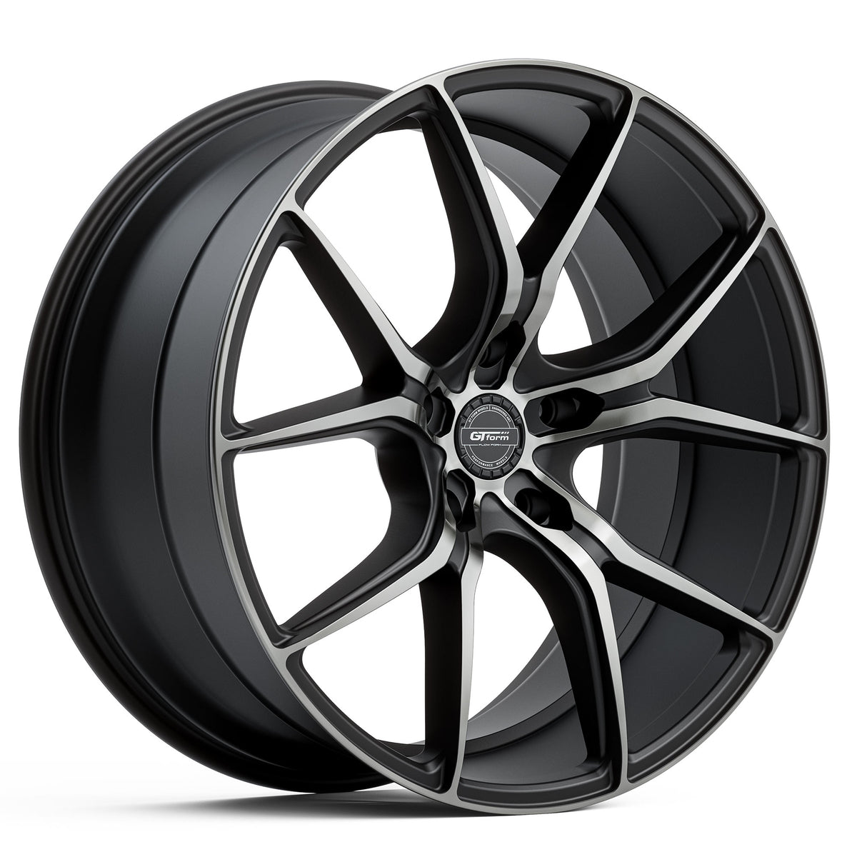 GT Form Venom Matte Black With Grey Tint Wheels
