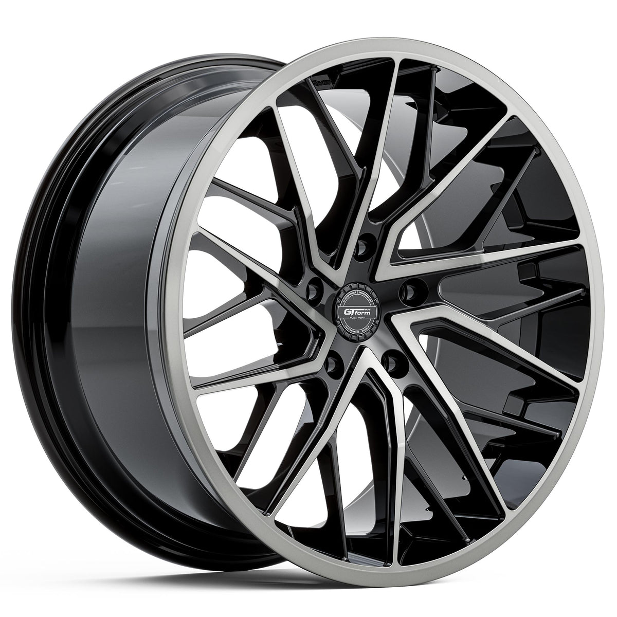 GT Form Vertex Gloss Black Tinted Wheels
