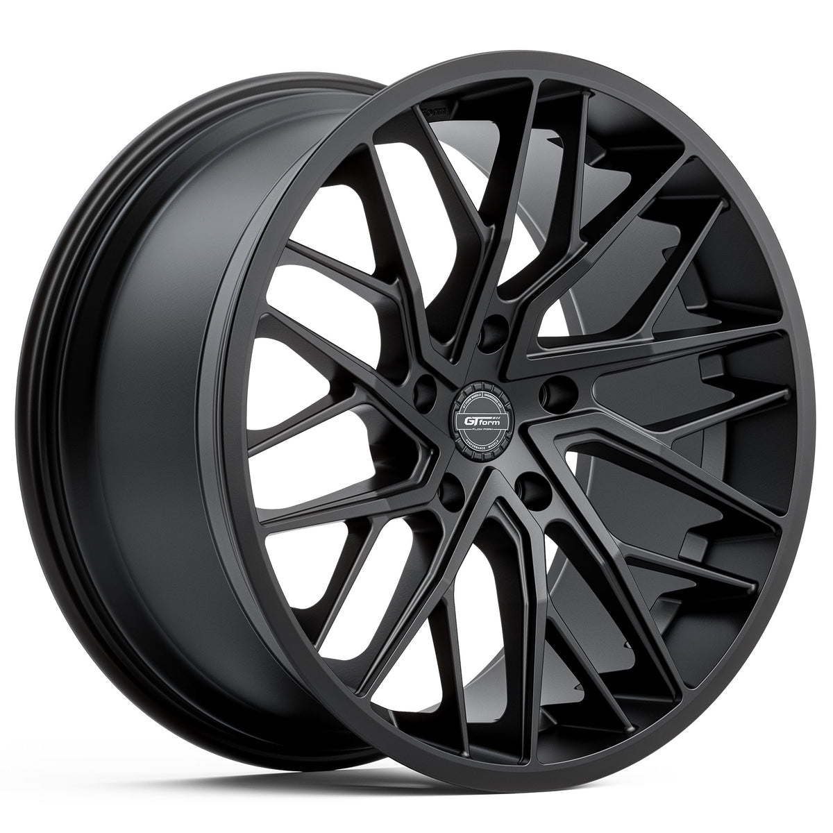 GT Form Vertex Satin Black Wheels