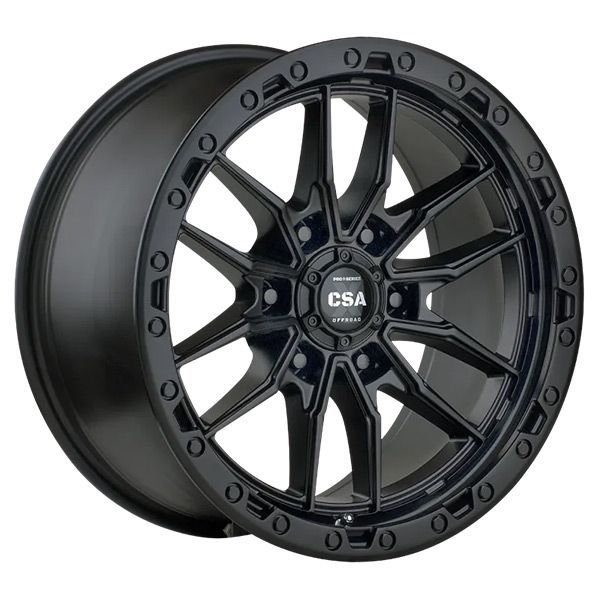 CSA Razorback Satin Black Wheels