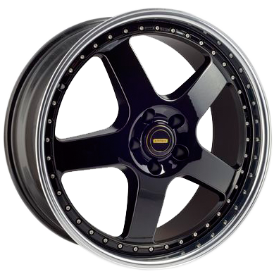 Simmons FR1 Gloss Black Polish Lip Wheels
