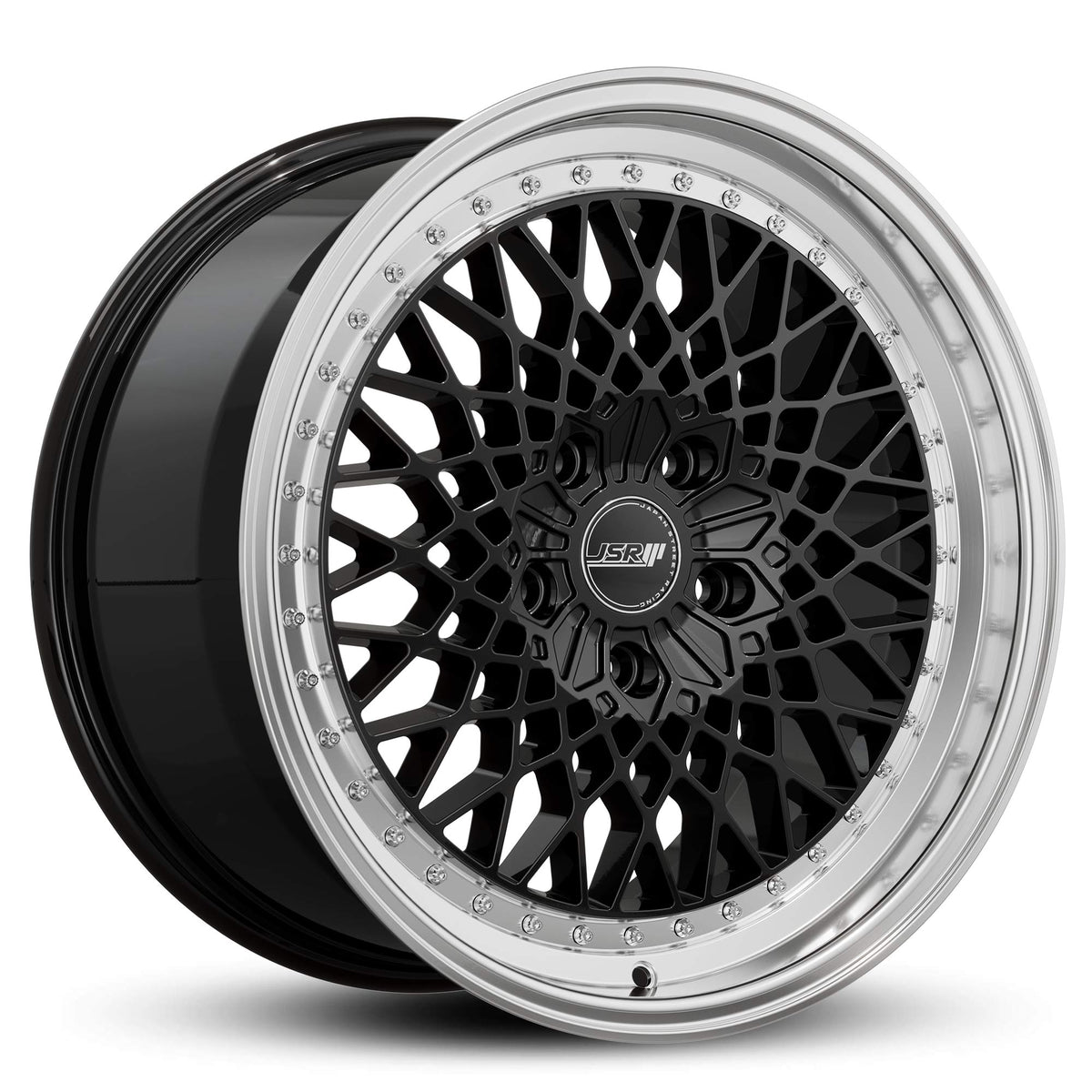JSR ST19 Gloss Black Polished Lip Wheels
