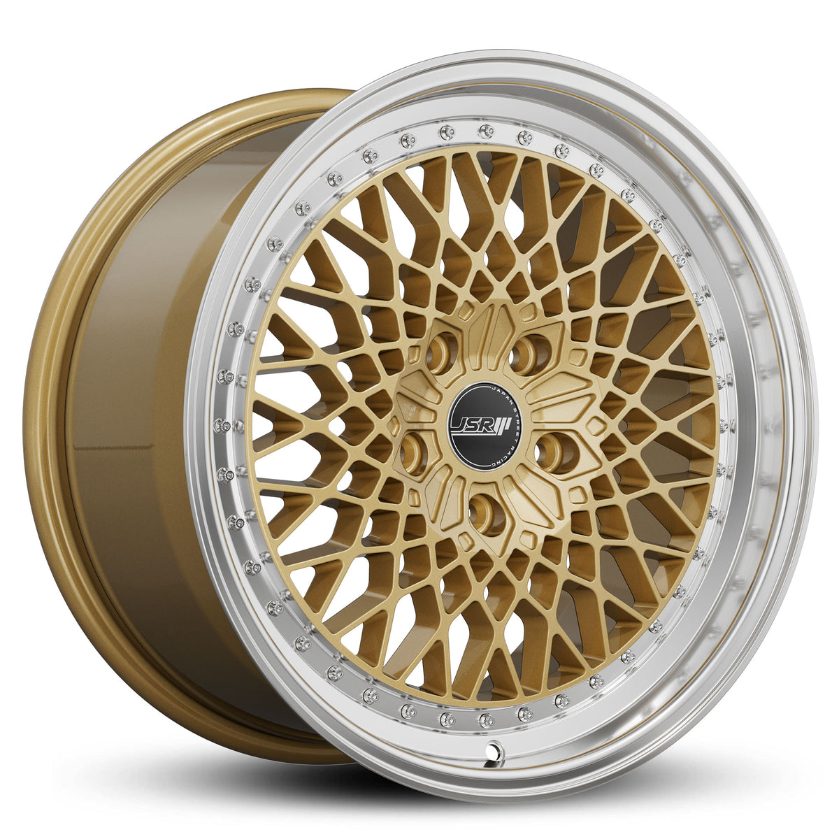 JSR ST19 Gold Polished Lip Wheels
