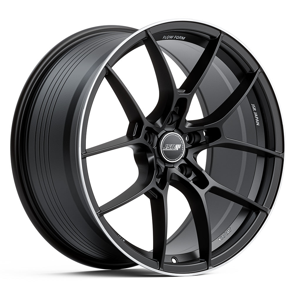 JSR ST57 Satin Black Machined Lip Wheels