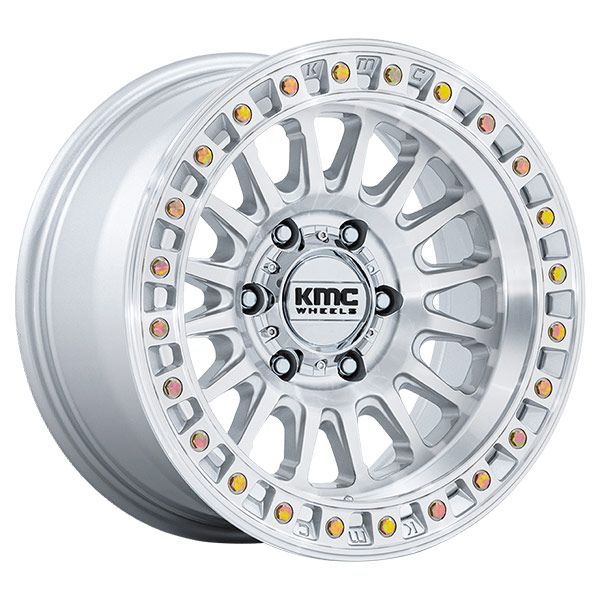 KMC IMS KM552 Gloss Silver with Machined Face