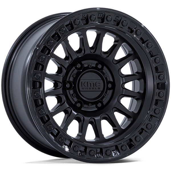 KMC IMS KM552 Matte Black with Gloss Black Lip