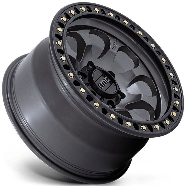 KMC Riot KM550 Anthracite w/black lip