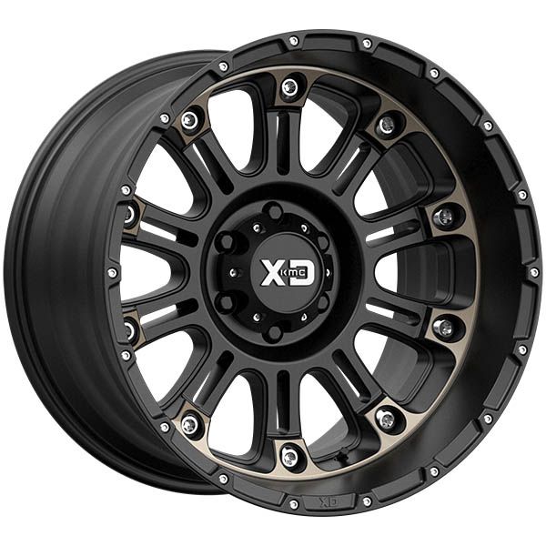 KMC Hoss II XD829 Satin Black Machined