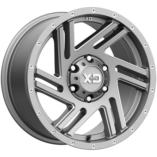 KMC Swipe XD835 Satin Grey Milled