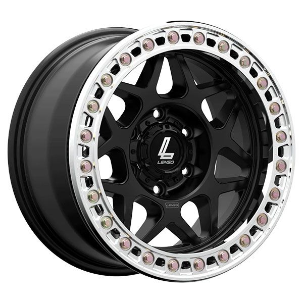 Lenso Amada Beadlock Satin Black wheel