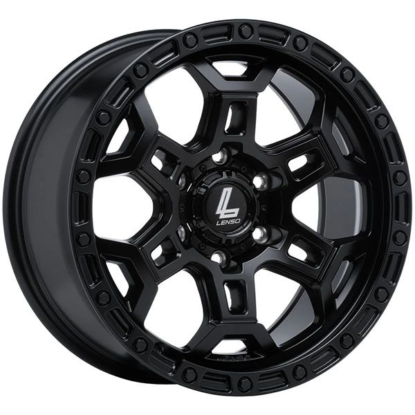 Lenso Argo Satin Black wheel