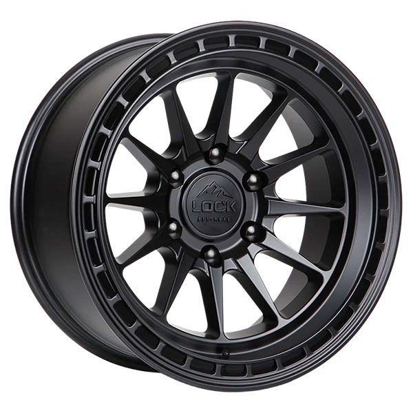 Lock Off-Road Baja Matte Black wheel