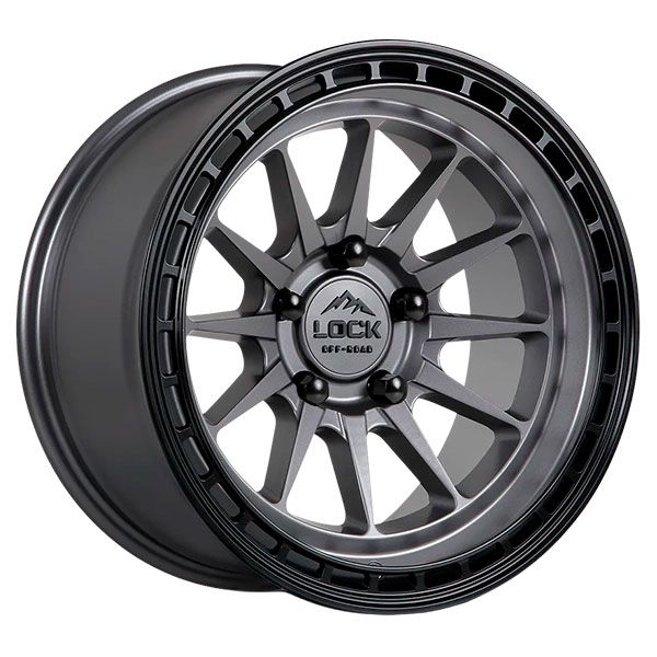 Lock Off-Road Baja Matte Grey wheel