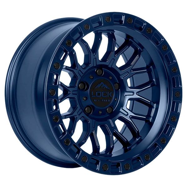 Lock Off-Road Combat Matte Blue wheel