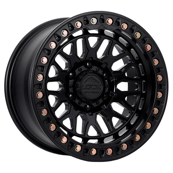 Lock Off-Road Invader Beadlock Matte Black wheel