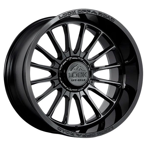 Lock Off-Road Striker Gloss Black wheel