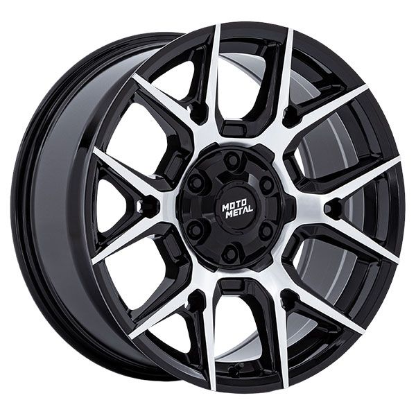 Moto Metal Mason MO813 Gloss Black with Machined Face wheel