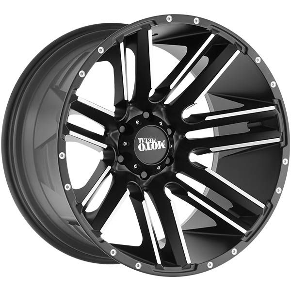 Moto Metal MO978 Razor Satin Black Machined wheel
