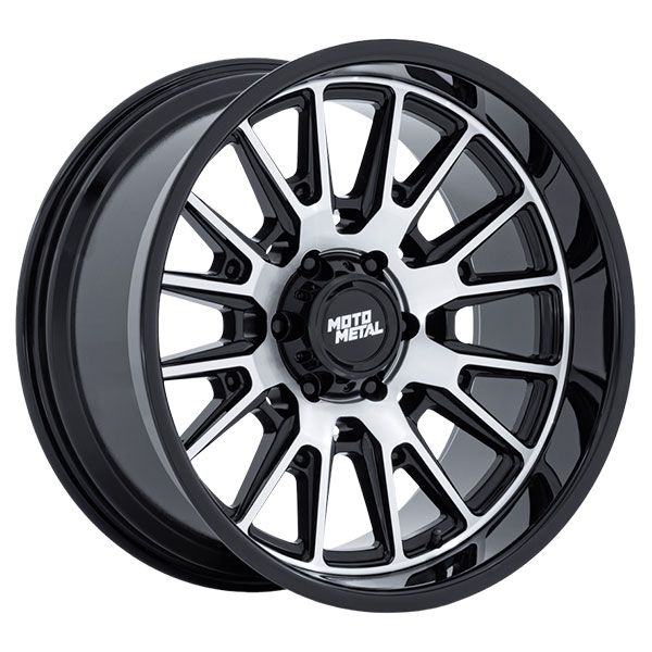 Moto Metal Tekton MO814 Gloss Black with Machined Face wheel