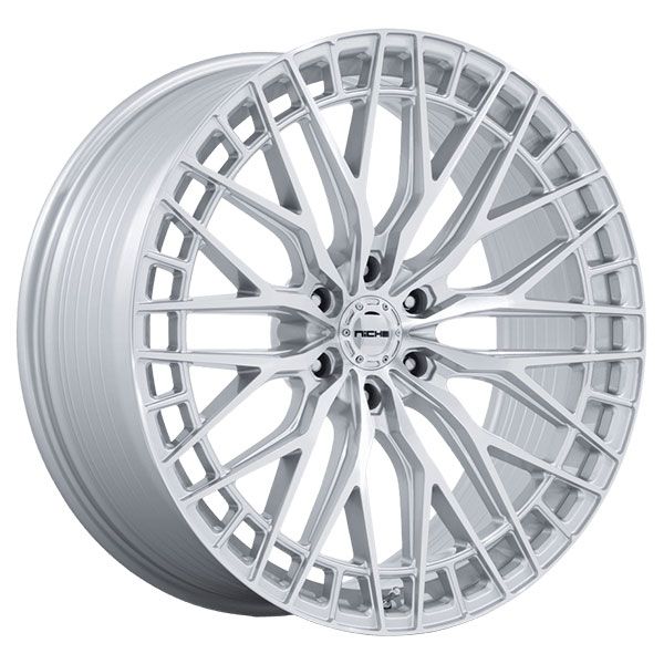 Niche Genoa Gloss Silver with Machined Face wheel