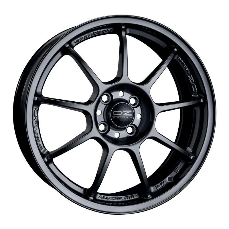 OZ Racing ALLEGGERITA HLT Matt Graphite Silver Wheels