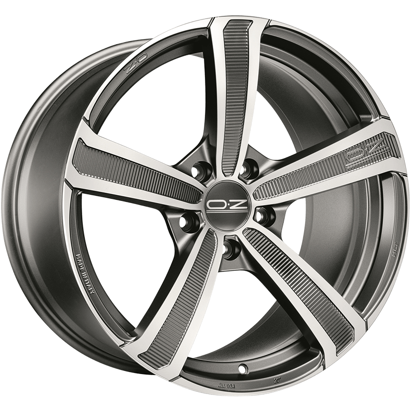 OZ Racing MONTECARLO HLT MATT DARK GRAPHITE DIAMOND CUT Wheels