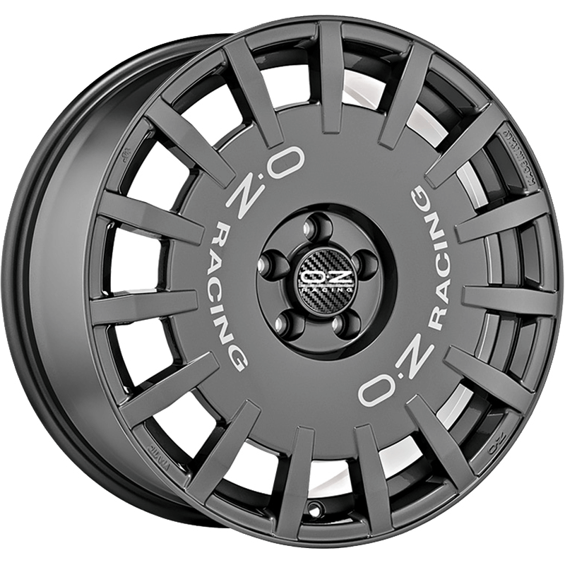 OZ Racing RALLY RACING DARK GRAPHITE SILVER LETTERING Wheels