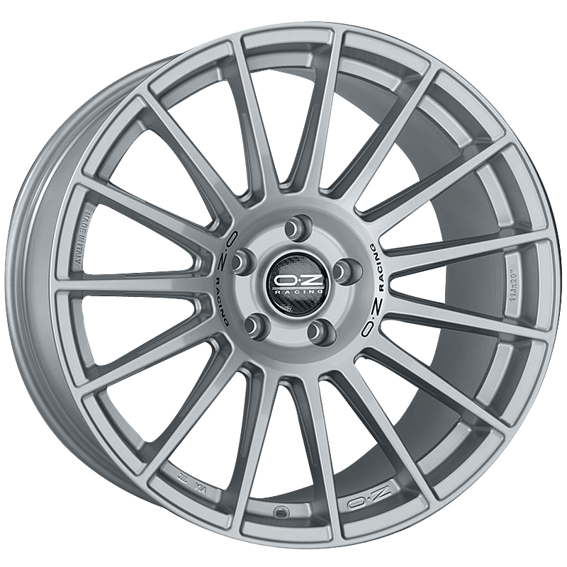 OZ Racing SUPERTURISMO DAKAR MATT RACE SILVER BLACK LETTERING Wheels