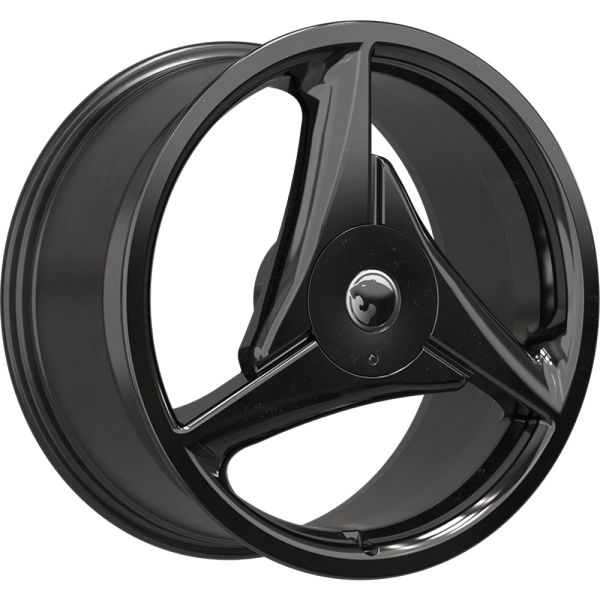 Panthera Tri-Spoke Gloss Black Wheels