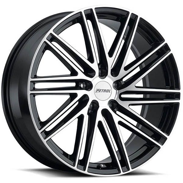 Petrol P1C Gloss Black w/machined face wheel
