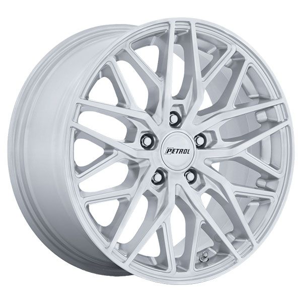 Petrol P3E Machined Brushed Gloss Silver wheel