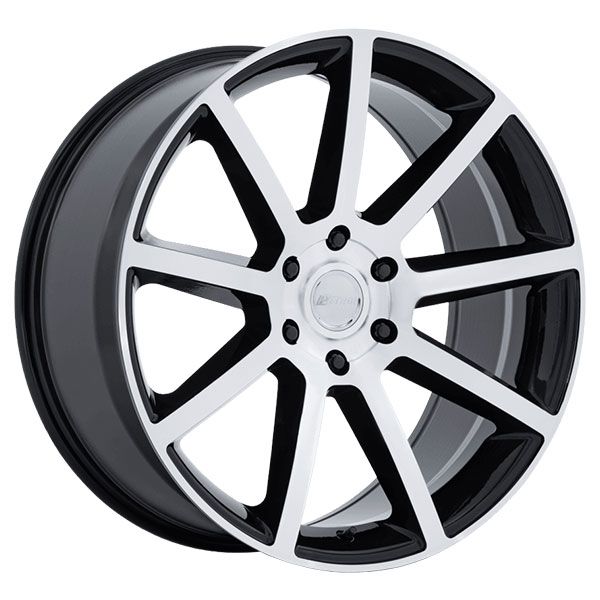 Petrol P6E Gloss Black with Machined Face wheel