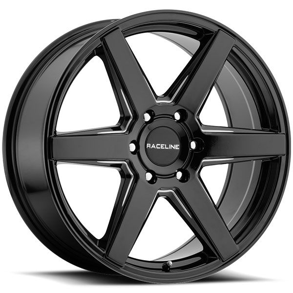 Raceline Surge Van Black Milled wheel