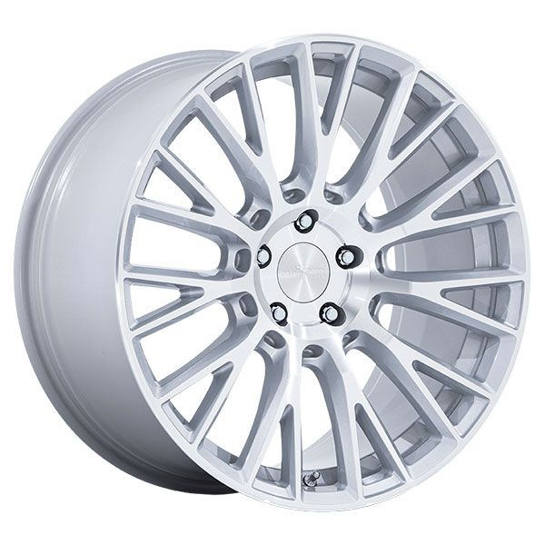 Rotiform LSE Gloss Silver with Machined Face wheel